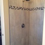 Detail of Morton custom shower and bathroom remodel project